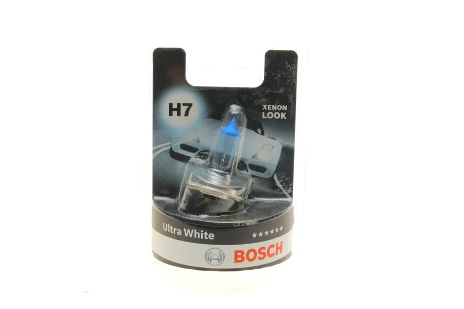 Лампа (упаковка-блістер 1шт) H7 12В 55Вт PX26D Ultra White 4200K BOSCH 1 987 301 153 (фото 1)