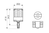 Автолампа світлодіодна W21W 12V 2,5W LED 6000K COOL к/т 2 шт BOSCH 1987301524 (фото 2)