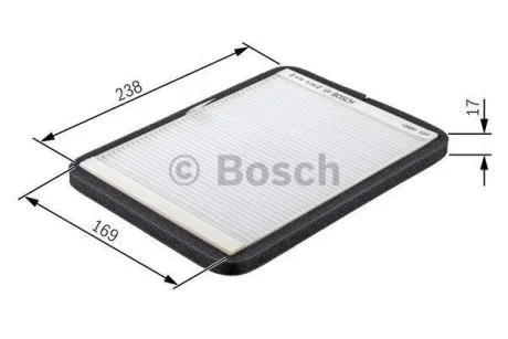 Фильтр салона 2061 RENAULT Megane ''95-04 BOSCH 1987432061