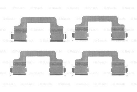 Монтажний к-кт гальмівних колодок BOSCH 1987474455