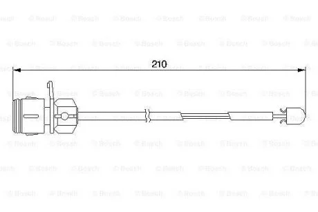 Тормозные аксессуары BOSCH 1987474938