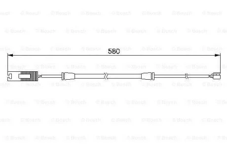Датчик износ.тормоз колодок BMW 750i E38 ''F''94-01 BOSCH 1987474941