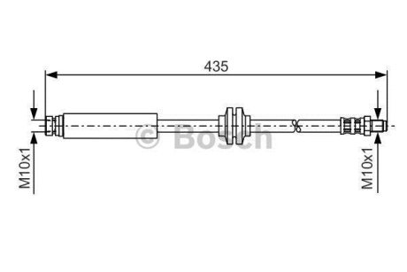 Шланг тормозной BOSCH 1 987 476 182