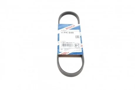 Ремень поликлиновый(приводной) 4PK648 BOSCH 1 987 946 010