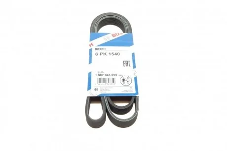 РЕМІНЬ ПОЛИКЛИНОВИЙ 6PK1540 BOSCH 1 987 946 099