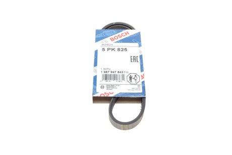 Ремень поликлиновый(приводной) 5PK825 BOSCH 1987947843