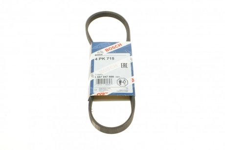 Ремень поликлиновый(приводной) 4PK715 BOSCH 1 987 947 888