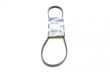 Ремень поликлиновый(приводной) 4PK920 BOSCH 1 987 947 902