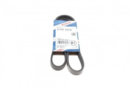 Ремень поликлиновый(приводной) 5PK1015 BOSCH 1 987 947 922