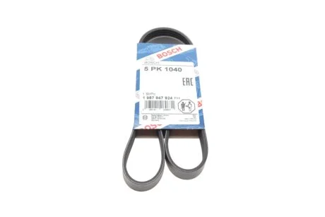 Ремень поликлиновый(приводной) 5PK1040 BOSCH 1 987 947 924