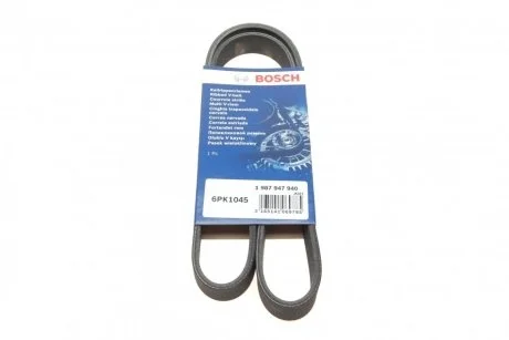 Ремень поликлиновый(приводной) 6PK1045 BOSCH 1 987 947 940
