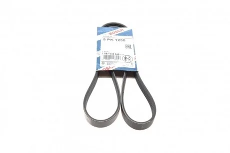 Ремень поликлиновый(приводной) 5PK1230 BOSCH 1 987 948 348