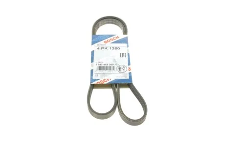 Ремень поликлиновый(приводной) 4PK1260 BOSCH 1 987 948 380