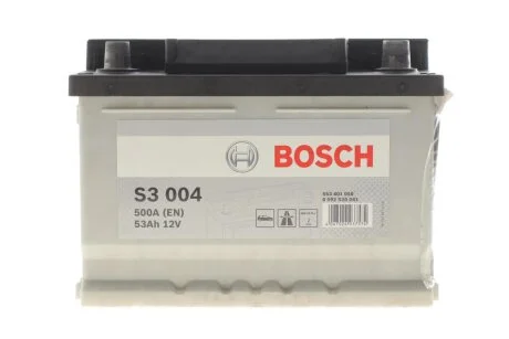 Акумулятор Bosch 12В/53Аг/500А/13,41кг BOSCH DSC0092S30041