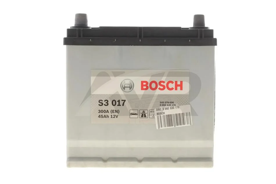 Акумулятор Bosch 12В/45Аг/300А/10,78кг BOSCH DSC0092S30170 (фото 1)