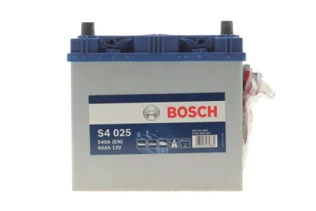 Акумулятор Bosch 12В/60Аг/540А/14,11кг BOSCH DSC0092S40250