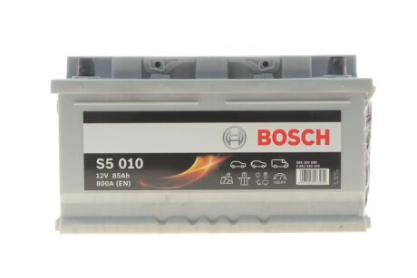 Акумулятор 12В/85Аг/800А/18,79кг BOSCH DSC0092S50100