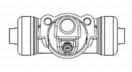 Гальмівний циліндр робочий BOSCH F026002386