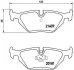 Тормозные колодки дисковые BREMBO P06 013 (фото 1)