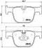 Комплект тормозных колодок из 4 шт. дисков BREMBO P06072 (фото 1)