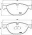 Комплект тормозных колодок BREMBO P06076 (фото 1)