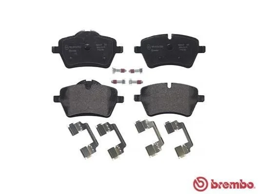 Комплект гальмівних колодок BREMBO P06086 (фото 1)