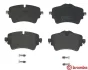 Комплект тормозных колодок из 4 шт. дисков BREMBO P06092 (фото 2)