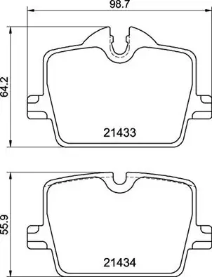 Тормозные колодки дисковые BREMBO P06 114 (фото 1)