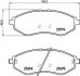 Комплект тормозных колодок из 4 шт. дисков BREMBO P10057 (фото 1)