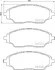 Тормозные колодки дисковые BREMBO P10 070 (фото 1)