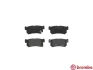 Комплект тормозных колодок из 4 шт. дисков BREMBO P15010 (фото 2)