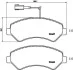 Тормозные колодки дисковые BREMBO P23 136 (фото 1)