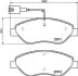 Тормозные колодки дисковые BREMBO P23 145 (фото 1)