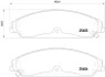 Тормозные колодки дисковые BREMBO P23 149 (фото 1)