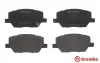 Комплект тормозных колодок из 4 шт. дисков BREMBO P23164 (фото 2)
