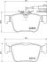 Тормозные колодки дисковые BREMBO P23 180 (фото 1)