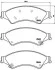 Тормозные колодки дисковые BREMBO P24 153 (фото 1)