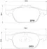 Тормозные колодки дисковые BREMBO P24 158 (фото 1)