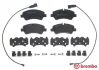 Тормозные колодки дисковые BREMBO P24 187 (фото 2)