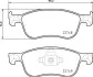 Тормозные колодки дисковые BREMBO P24 210 (фото 1)
