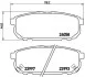 Комплект тормозных колодок BREMBO P30023 (фото 1)