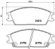Комплект тормозных колодок BREMBO P30024 (фото 1)