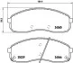 Тормозные колодки дисковые BREMBO P30 058 (фото 1)