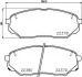Комплект тормозных колодок BREMBO P30086 (фото 1)