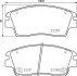 Комплект тормозных колодок из 4 шт. дисков BREMBO P30096 (фото 1)