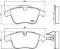 Комплект тормозных колодок из 4 шт. дисков BREMBO P36022 (фото 1)