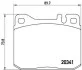 Тормозные колодки дисковые BREMBO P50 004 (фото 1)