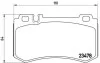 Комплект тормозных колодок BREMBO P50061 (фото 1)