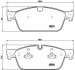 Комплект тормозных колодок из 4 шт. дисков BREMBO P50102X (фото 2)