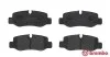 Комплект тормозных колодок BREMBO P50126 (фото 2)